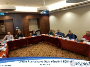 Üretim Planlama ve Stok Yönetimi Eğitim Fotoğrafları - Mart 2018