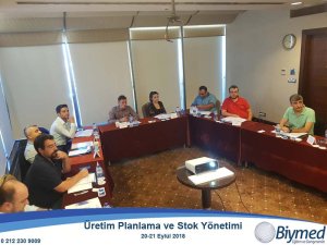 Üretim Planlama ve Stok Yönetimi Eğitim Fotoğrafları - Eylül 2018