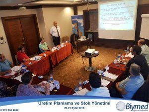 Üretim Planlama ve Stok Yönetimi Eğitim Fotoğrafları - Eylül 2018
