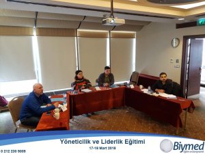Yöneticilik ve Liderlik Eğitimi Fotoğrafları - Mart 2018