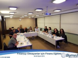 Finansçı Olmayanlar için Finans Yönetimi Eğitim Fotoğrafları - Eylül 2019