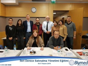 İleri Derece Satınalma Yönetimi Eğitim Fotoğrafları - Kasım 2019
