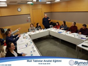 Uygulamalı Mali Tablolar Analizi Eğitimi Fotoğrafları - Ocak 2019