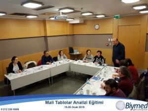 Uygulamalı Mali Tablolar Analizi Eğitimi Fotoğrafları - Ocak 2019