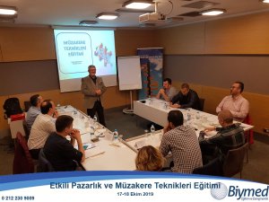 Etkili Pazarlık ve Müzakere Teknikleri Eğitimi Fotoğrafları - Ekim 2019