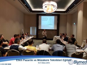 Etkili Pazarlık ve Müzakere Teknikleri Eğitimi Fotoğrafları - Ekim 2019