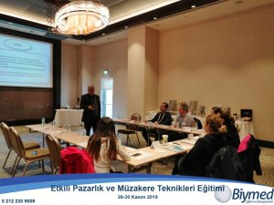 Etkili Pazarlık ve Müzakere Teknikleri Eğitimi Fotoğrafları - Kasım 2019