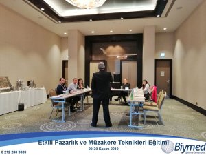 Etkili Pazarlık ve Müzakere Teknikleri Eğitimi Fotoğrafları - Kasım 2019