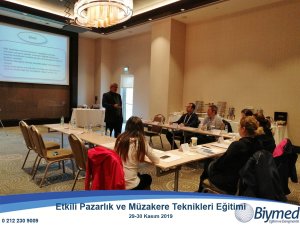 Etkili Pazarlık ve Müzakere Teknikleri Eğitimi Fotoğrafları - Kasım 2019
