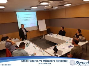 Etkili Pazarlık ve Müzakere Teknikleri Eğitimi Fotoğrafları - Ocak 2019