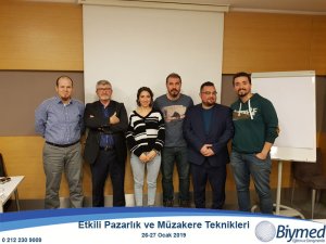 Etkili Pazarlık ve Müzakere Teknikleri Eğitimi Fotoğrafları - Ocak 2019