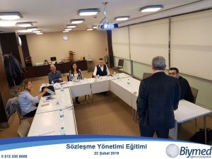 Sözleşme Yönetimi Eğitim Fotoğrafları - Şubat 2019