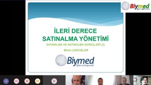 Online ileri Derece Satınalma Yönetimi Eğitimi Fotoğrafları - Ekim 2020