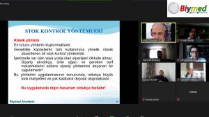 Online Canlı Yayın Üretim Planlama ve Stok Yönetimi Eğitim Fotoğrafları - Ekim 2020