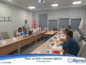 Depo ve Stok Yönetimi Eğitimi Fotoğrafları - Ağustos 2022