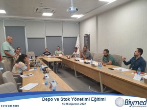 Depo ve Stok Yönetimi Eğitimi Fotoğrafları - Ağustos 2022