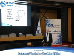 Satınalma Yönetimi Eğitimi Fotoğrafları - Ağustos 2023