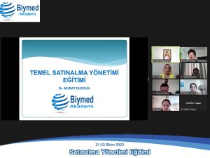 Online Satınalma Yönetimi Eğitimi Fotoğrafları - Ekim 2023