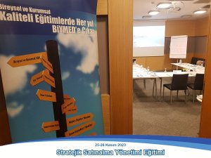 Stratejik Satınalma Yönetimi Eğitimi Fotoğrafları - Kasım 2023