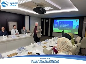 İşletmelerde Proje Yönetimi Eğitimi Fotoğrafları 17 Şubat 2026 tarihli eğitime ait bilgidir.