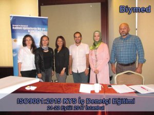 ISO9001:2015 KYS İç Denetçi Eğitim Fotoğrafları - Eylül 2017