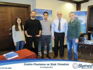 Üretim Planlama ve Stok Yönetimi Eğitim Fotoğrafları - Aralık 2017