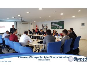 Finansçı Olmayanlar için Finans Yönetimi Eğitim Fotoğraflari - Kasım 2018