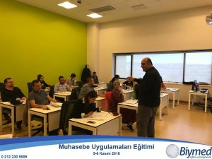 Muhasebe Uygulamaları Eğitimi Fotoğrafları - Kasım 2018