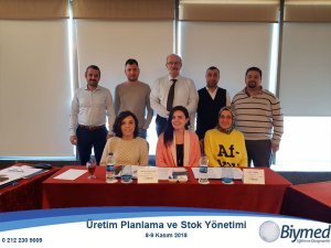 Üretim Planlama ve Stok Yönetimi Eğitim Fotoğrafları - Kasım 2018