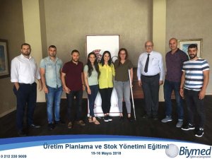 Üretim Planlama ve Stok Yönetimi Eğitim Fotoğrafları - Mayıs 2018