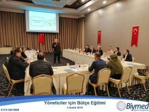 Yöneticiler için Bütçe Eğitimi Fotoğrafları - Aralık 2019
