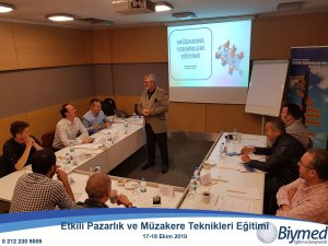 Etkili Pazarlık ve Müzakere Teknikleri Eğitimi Fotoğrafları - Ekim 2019