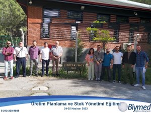 Üretim Planlama ve Stok Yönetimi Eğitim Fotoğrafları - Haziran 2022