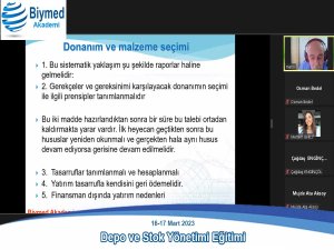 Depo ve Stok Yönetimi Eğitimi Fotoğrafları - Mart 2023